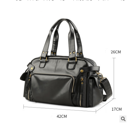 PU Leather Crossbody Travel Bag