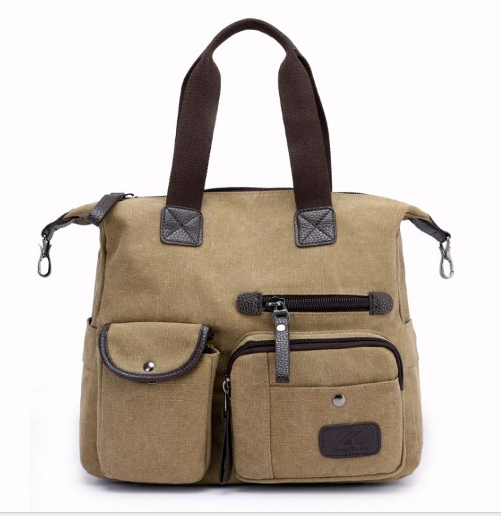 Canvas Shoulder Crossbody Travel Bag