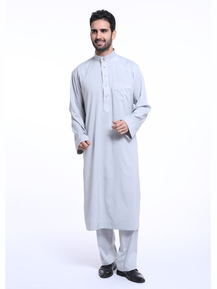 Men's Arabic Thobe - Hui Style Traditional Robe