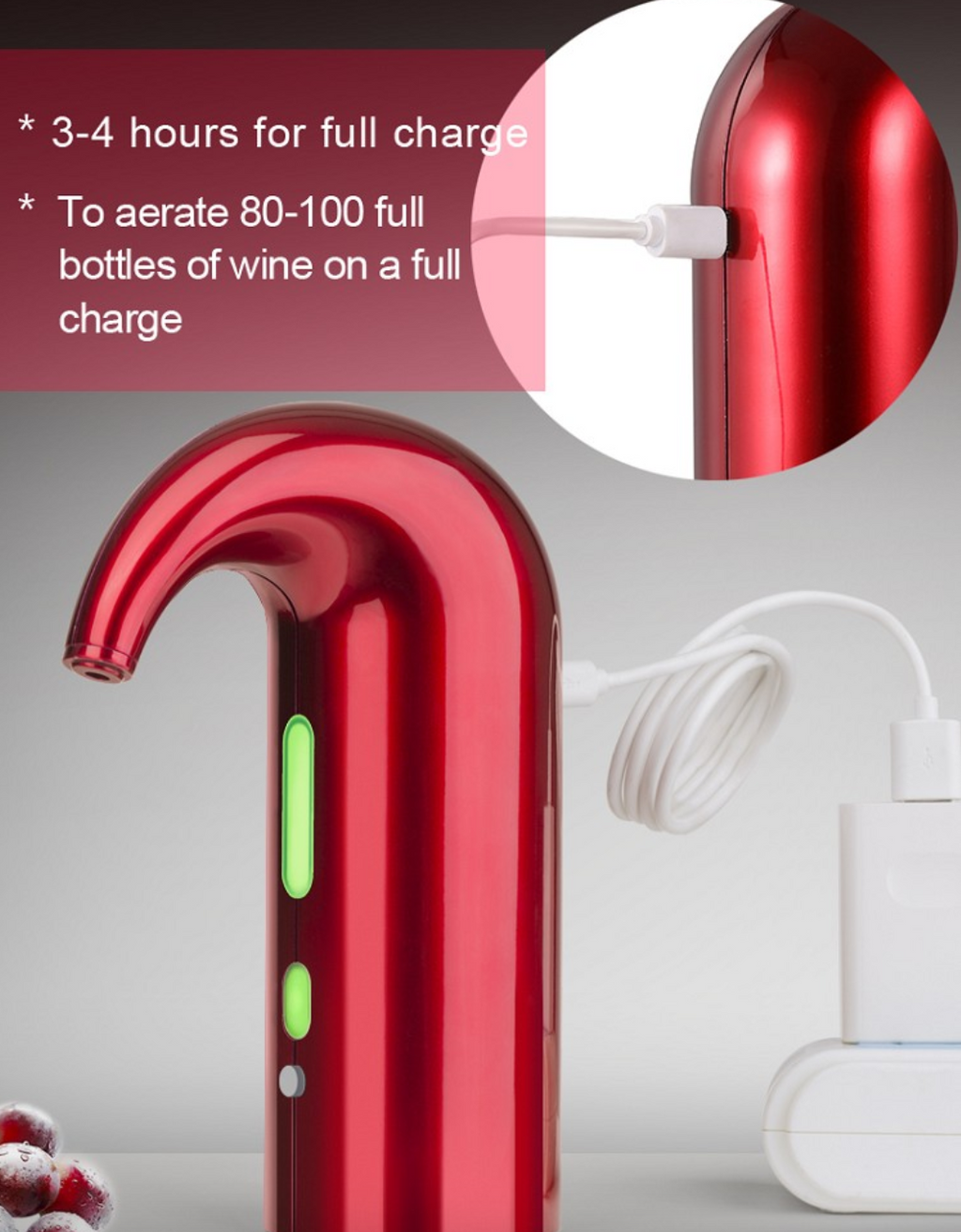 Electronic Wine Aerator