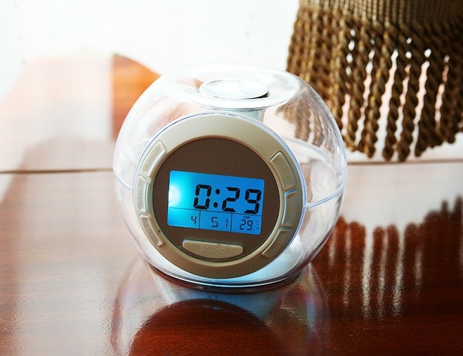 Color Changing Electronic Clock with Natural Sounds