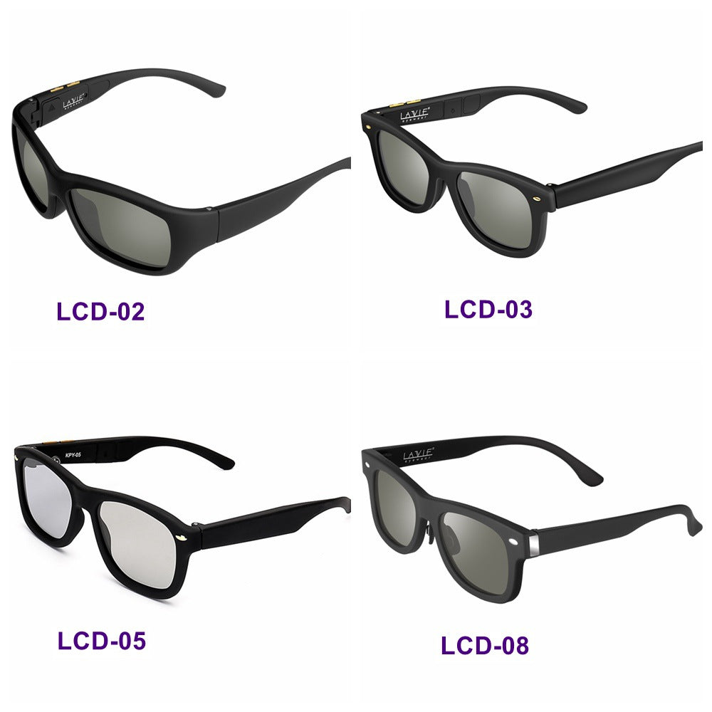 LCD Sunglasses with Electronic Color Change Feature