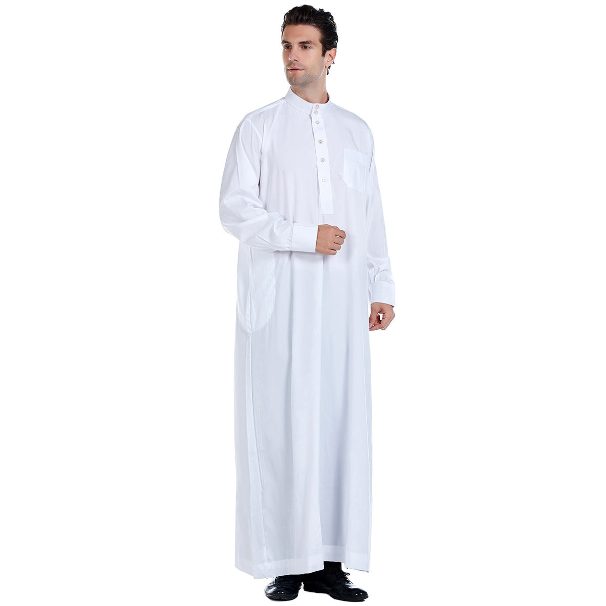 Men's Stand Collar Robe