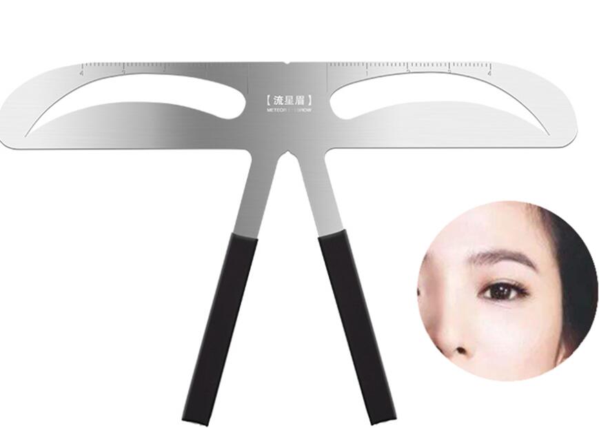 Stainless Steel Brow Ruler and Shaping Tool