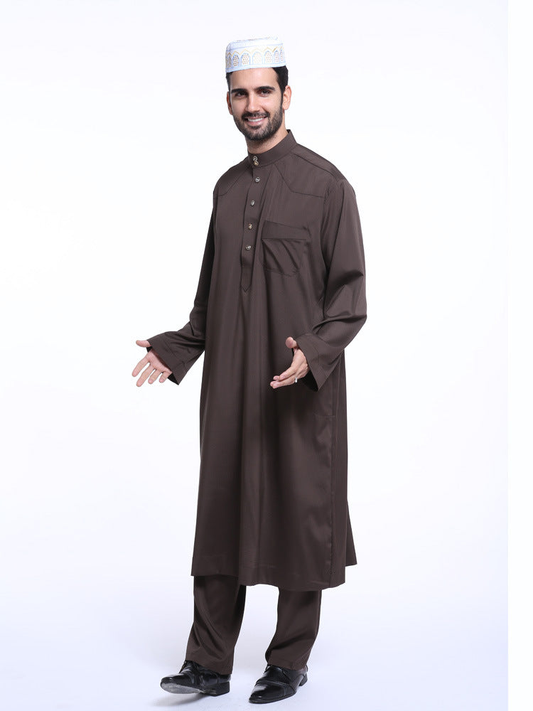 Men's Arabic Thobe - Hui Style Traditional Robe