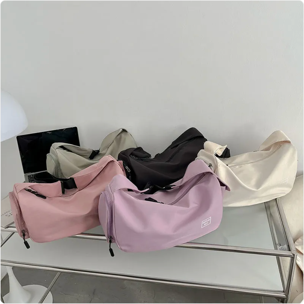 Large Capacity Nylon Shoulder Travel Bag