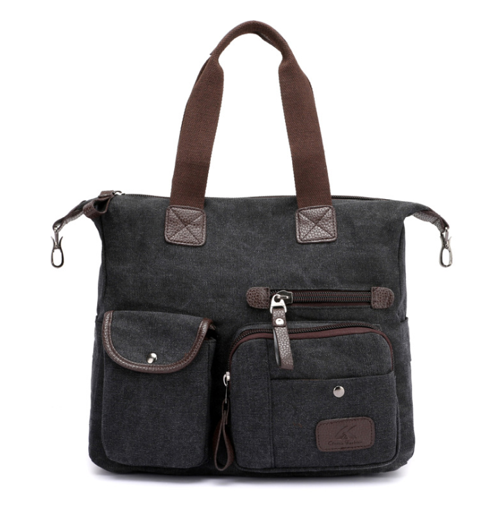 Canvas Shoulder Crossbody Travel Bag