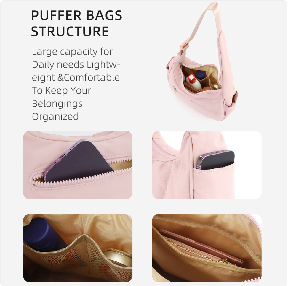 Large Capacity Nylon Shoulder Bag