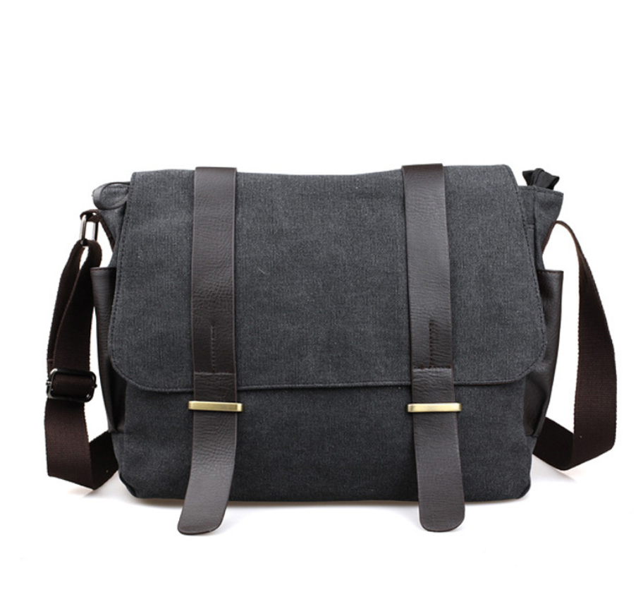 Men's Canvas Crossbody Travel Bag (Shoulder Bag)