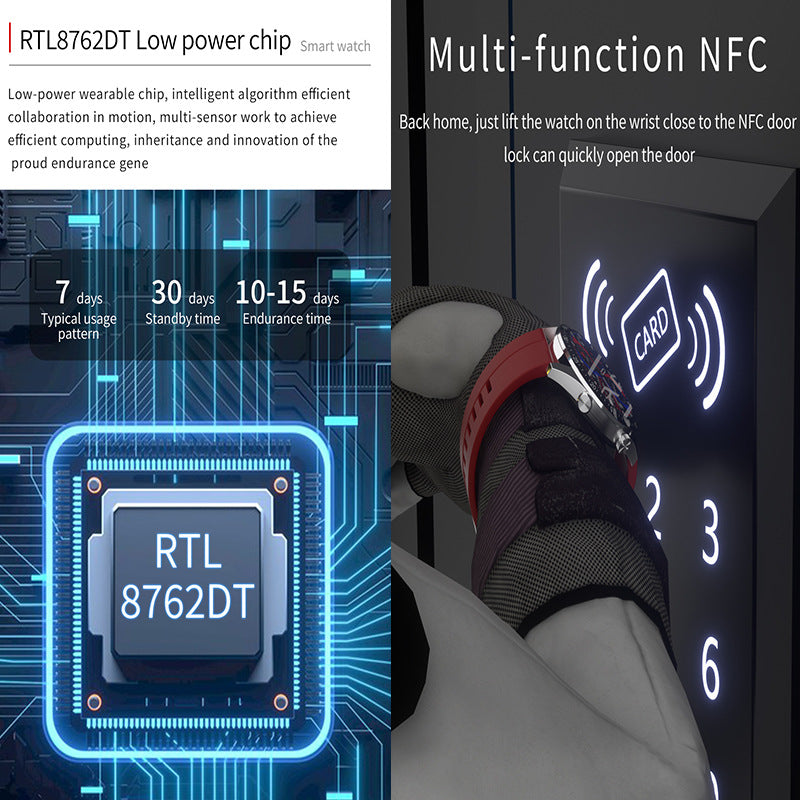 SK7 PLUS H5 Smartwatch with Bluetooth Calling and IP68