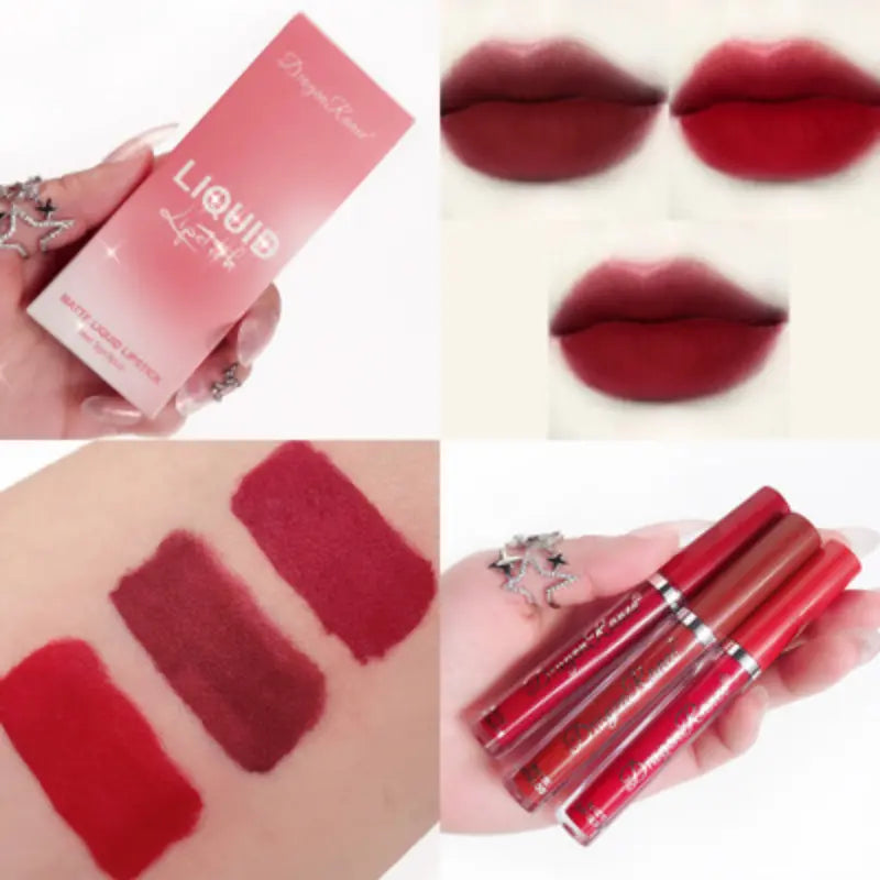 Matte Velvet Lipstick and Gloss in Dusty Rose & Brown