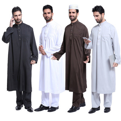 Men's Arab Middle Eastern Thobe Set TH805
