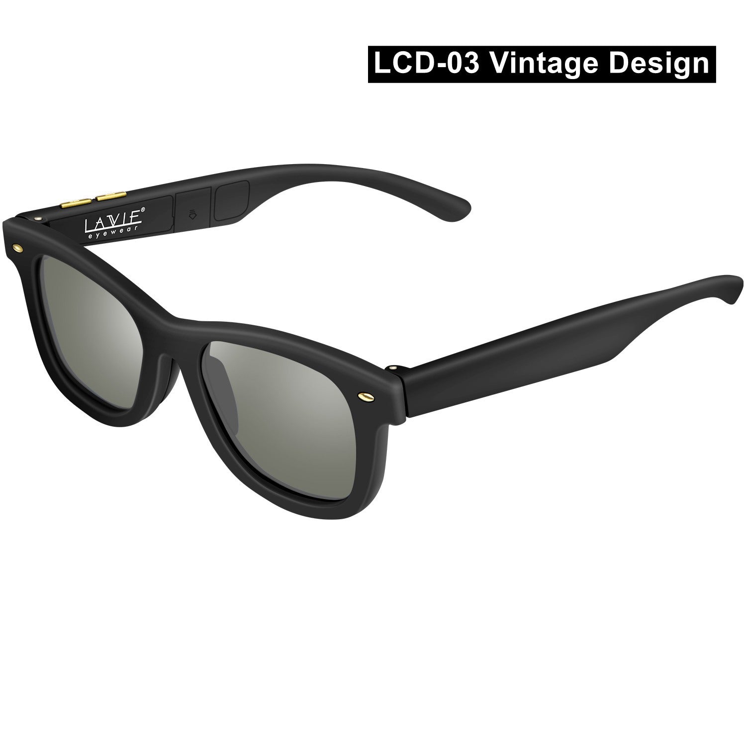 LCD Sunglasses with Electronic Color Change Feature