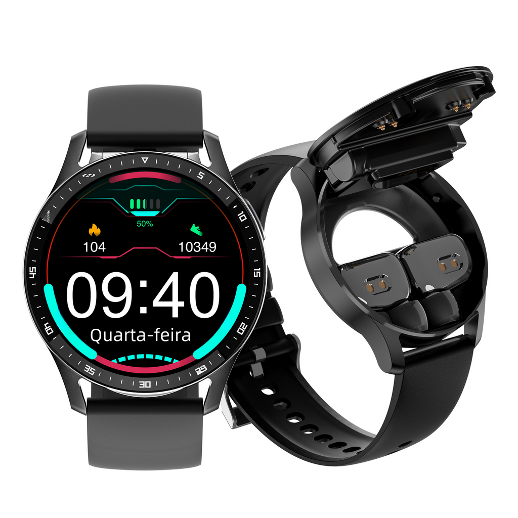 X7 Smartwatch with Bluetooth Earbuds for Music & Calls
