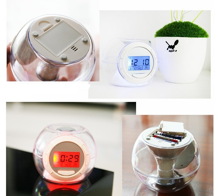 Color Changing Electronic Clock with Natural Sounds