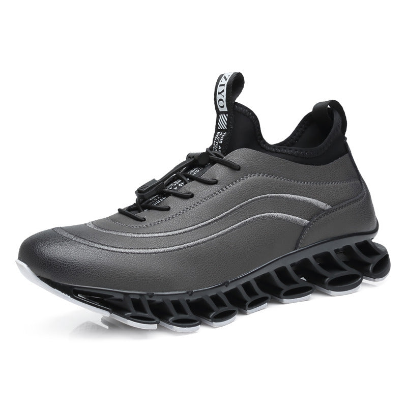 Leather Blade Sports Shoes, Casual Running Shoes for Men