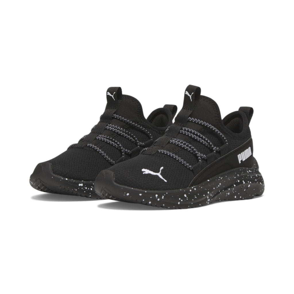 PUMA One4All Sneaker Black White 2 US Unisex Little Kid