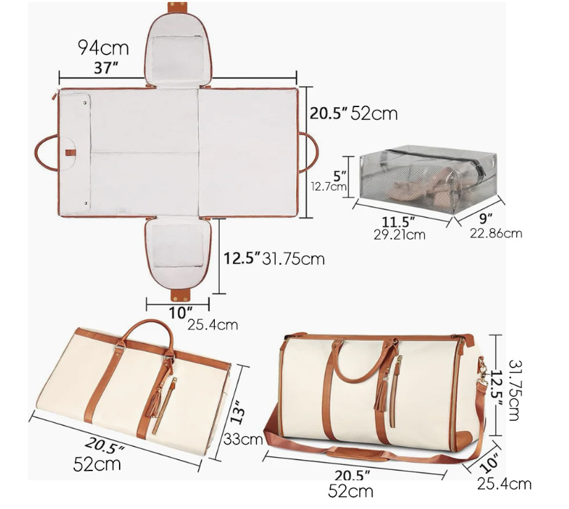 Large Capacity Trolley Travel Bag