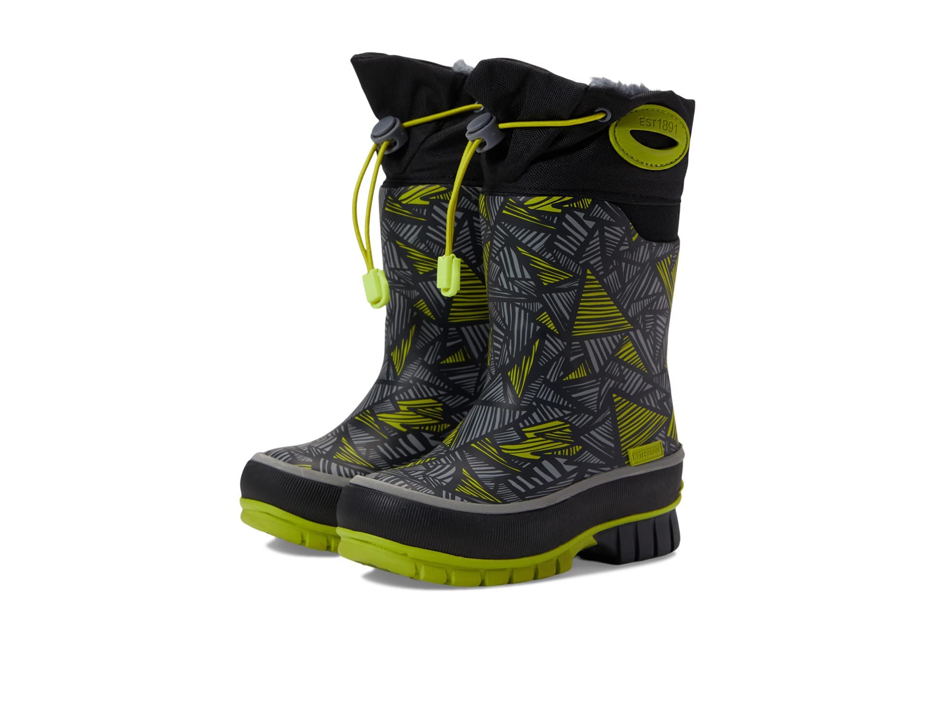 Western Chief Boys Winterprene Cold Weather Boot (Toddler/Little Kid/Big Kid) Charcoal 11 Little Kid M