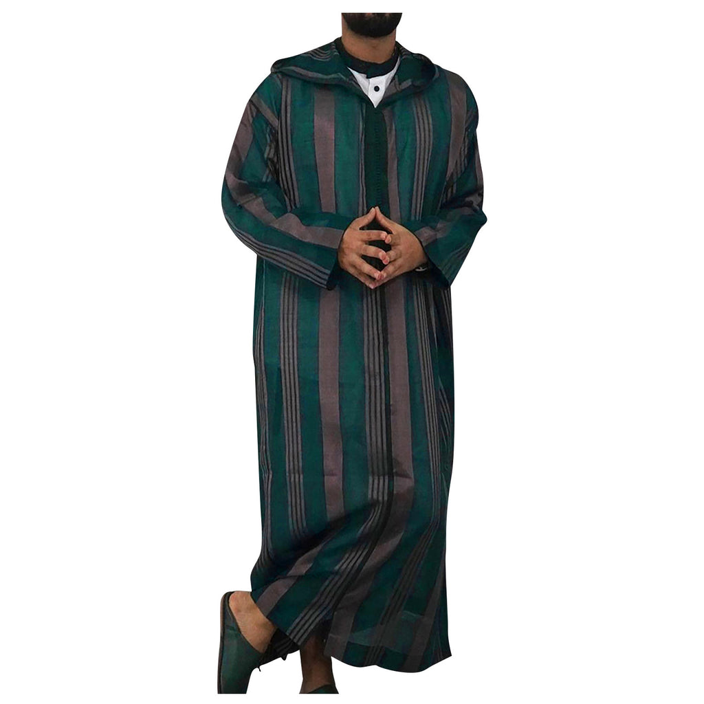 Floral Printed Kaftan Islamic Dress for Men