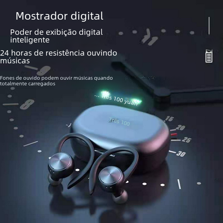 R200 TWS Sports Bluetooth Earphones with LED Display