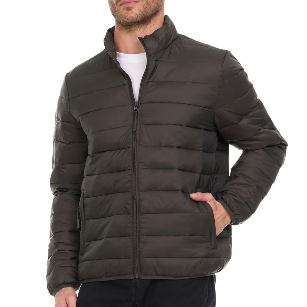 Outerfit Packable Puffer Jacket የወንዶች ሞቅ ያለ ቀላል ክብደት ያላቸው የክረምት ጃኬቶች ለወንዶች