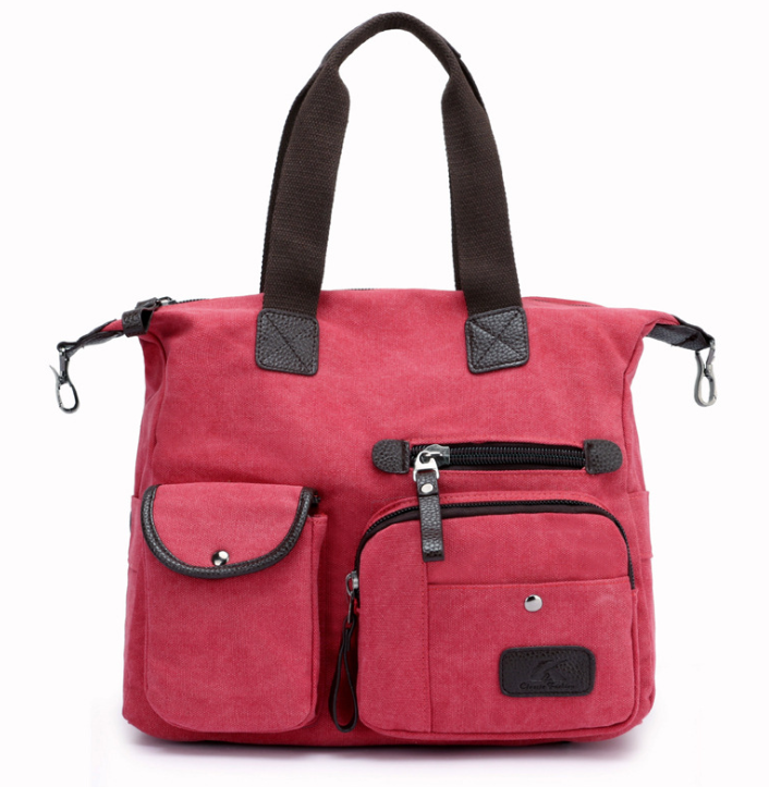 Canvas Shoulder Crossbody Travel Bag